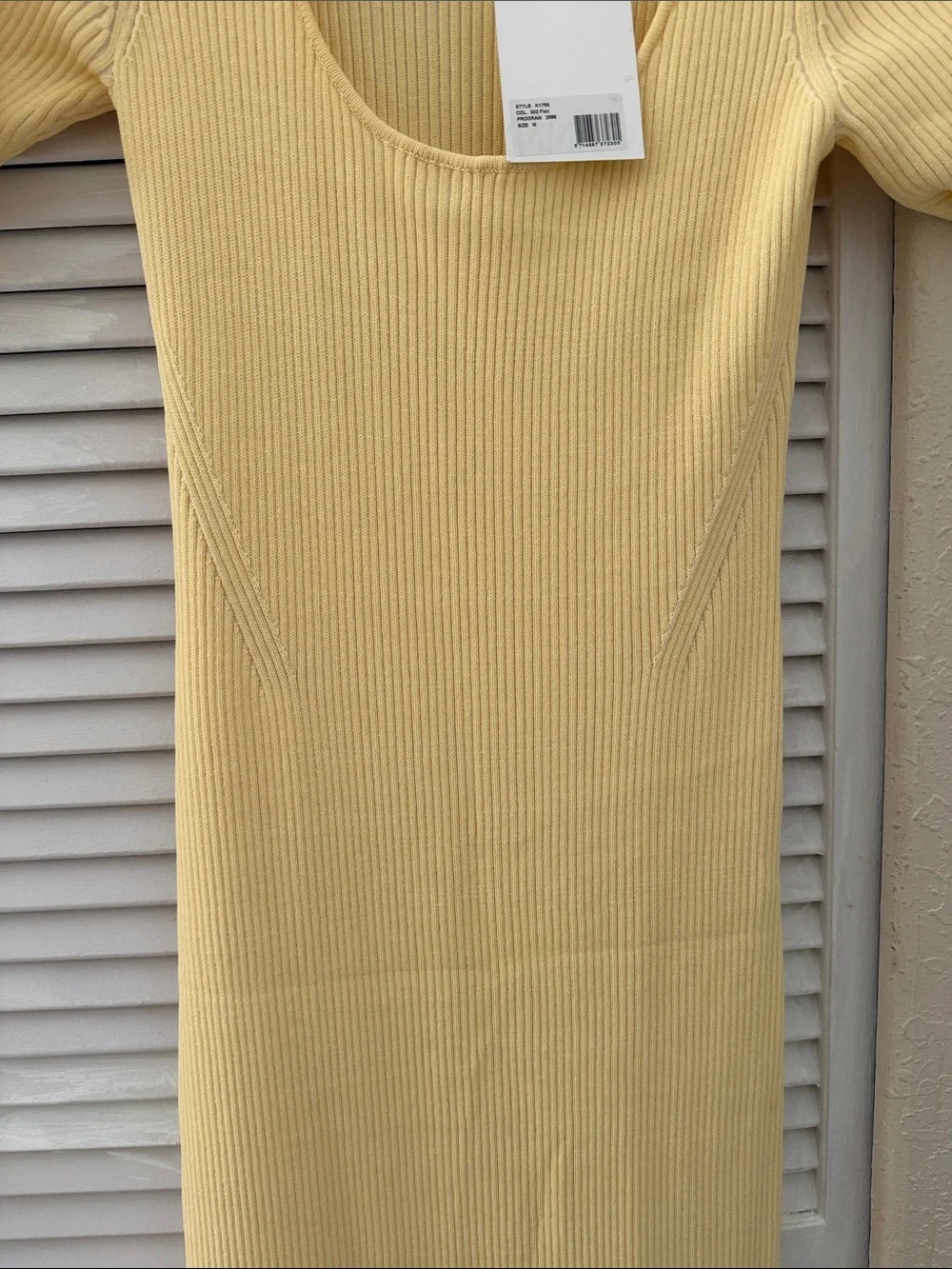 Ganni slim ribbed
